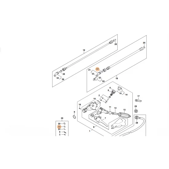 STIHL  Okrągły pierścień uszczelniający 9x3 9645 951 7431